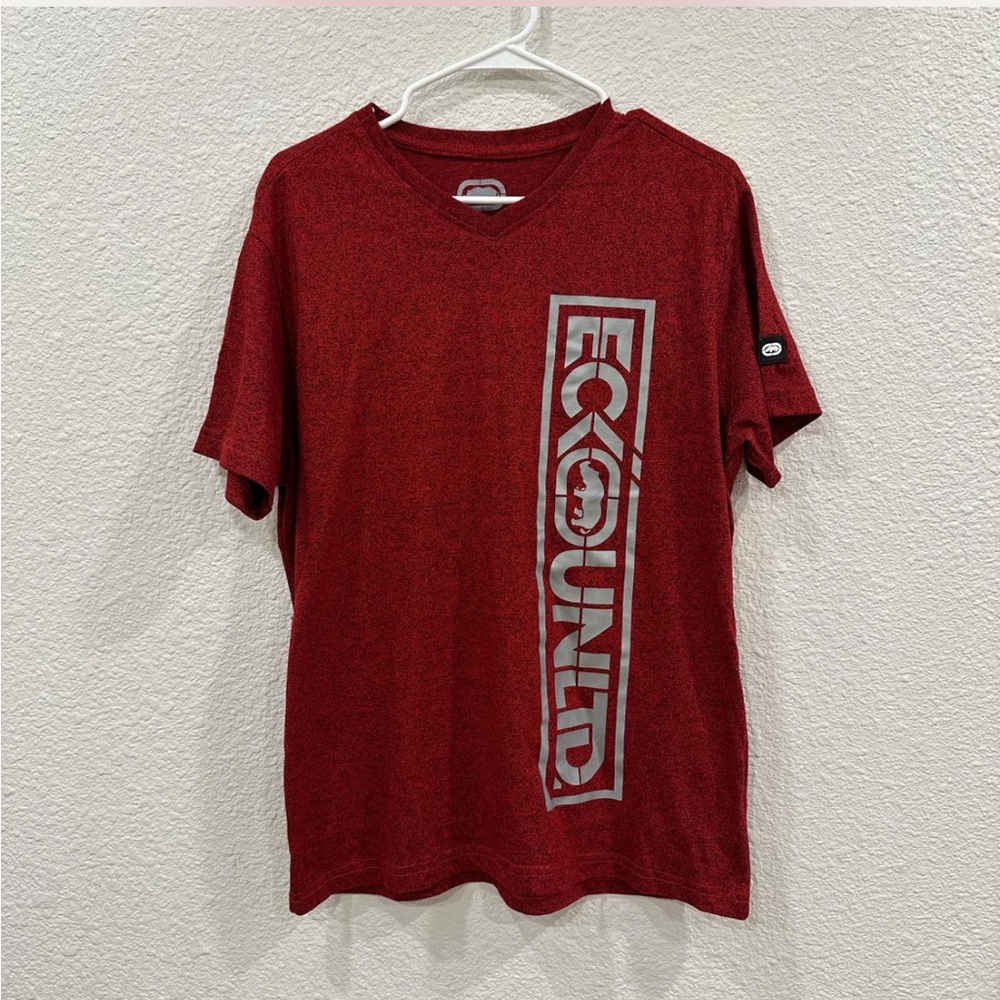Ecko Unlimited Red Short Sleeve Tee Classic Crew